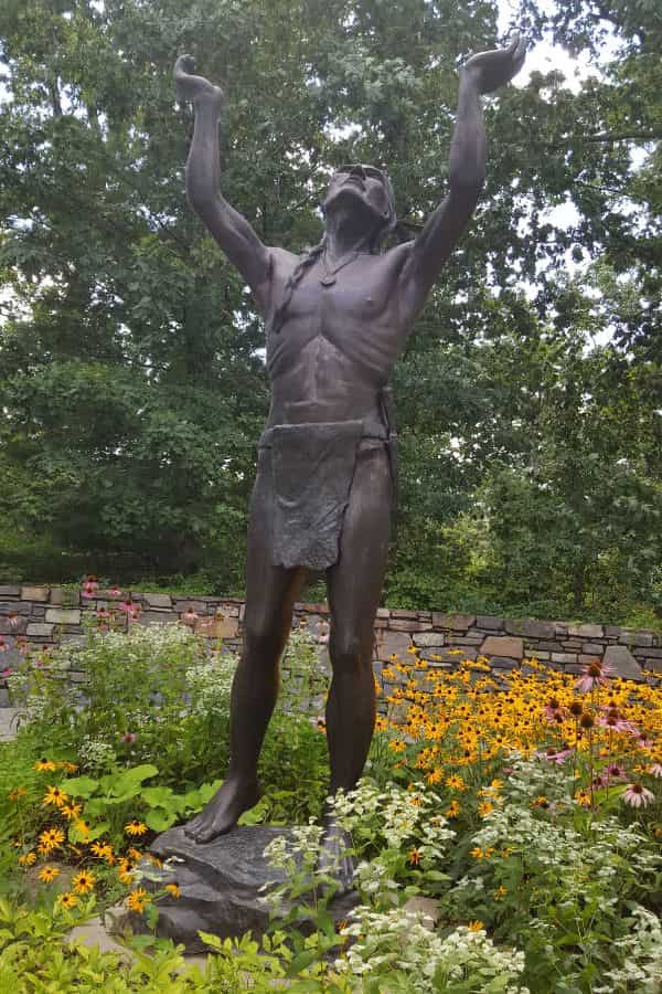 The North Carolina Arboretum Statue